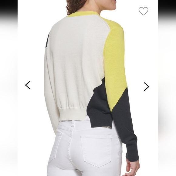 DKNY colorblock sweater NWT - Picture 3 of 7
